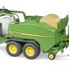 2032 Bruder John Deere Rundballen-Presswickelkombi.