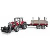 2046 Bruder Massey Ferguson 7480 Mit Frontlader -Bruder Verkoopwinkel BR2046