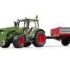 2182 Bruder Fendt Vario 211 Met Voorlader En Kiepwagen -Bruder Verkoopwinkel BR2182