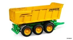 2212 Bruder Joskin Wannenkippanhänger -Bruder Verkoopwinkel BR2212 2
