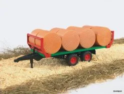 2220 Bruder Ballentransportanh. M. 8 Rundballen