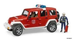 2528 Bruder Jeep Wrangler Unlimited Rub. Feuerwehr