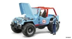 2541 Bruder Jeep Cross Country Racer Blau Mit Rennf. -Bruder Verkoopwinkel BR2541 2