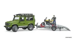 2589 Bruder Land Rover Defender Mit Anhänger -Bruder Verkoopwinkel BR2589 2