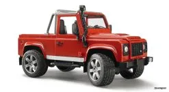 2591 Bruder Land Rover Defender Pick Up -Bruder Verkoopwinkel BR2591 2