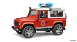 2596 Bruder Land Rover Station Wagon Feuerwehr+L&S -Bruder Verkoopwinkel BR2596 2