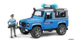 2597 Bruder Land Rover Station Wagon Polizei+L&S