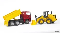 2752 Bruder MAN TGA Kipplastw. U. Gelenkradl. FR130