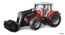 3047 Bruder Massey Ferguson 7600 Mit Frontlader