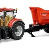 3199 Bruder Case IH Optum 300 CVX M. Krampe Tandem-Halfpipe-Anhänger -Bruder Verkoopwinkel BR3199