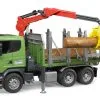 3524 Bruder SCANIA R-Serie Holztransport LKW,Ladekr. -Bruder Verkoopwinkel BR3524