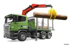 3524 Bruder SCANIA R-Serie Holztransport LKW,Ladekr. -Bruder Verkoopwinkel BR3524 1