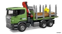 3524 Bruder SCANIA R-Serie Holztransport LKW,Ladekr. -Bruder Verkoopwinkel BR3524 2