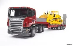 3555 Bruder Scania R-Serie LKW Mit Tieflader -Bruder Verkoopwinkel BR3555 1