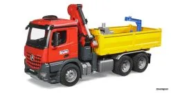 3651 Bruder MB Arocs Baust.LKW M.Kran+Schaufelgr. -Bruder Verkoopwinkel BR3651 2