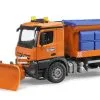 3685 Bruder MB Arocs Winterdienst Mit Räumschild -Bruder Verkoopwinkel BR3685