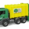 3764 Bruder MAN TGS Müll-LKW Hecklader Grün/gelb -Bruder Verkoopwinkel BR3764
