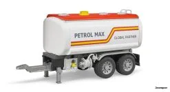 3925 Bruder LKW Tank-Anhänger