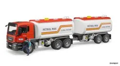 3925 Bruder LKW Tank-Anhänger -Bruder Verkoopwinkel BR3925 3