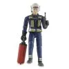 60100 Bruder Bworld Feuerwehrmann, Helm, Handsch.,etc -Bruder Verkoopwinkel BR60100