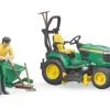62104 Bruder Bworld John Deere Aufsitzrasenmäher -Bruder Verkoopwinkel BR62104