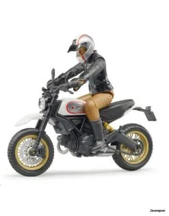 63051 Bruder Scrambler Ducati Desert Sled Mit Fahrer