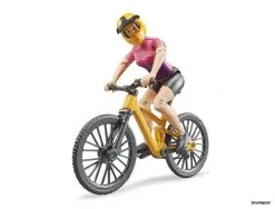 63111 Bruder Bworld Mountainbike Mit Radfahrerin