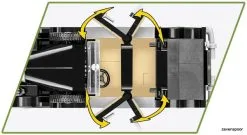 Cobi Bouw Sets 2261 Cobi De Gaulle’s HORCH830BL -Bruder Verkoopwinkel CO2261 5