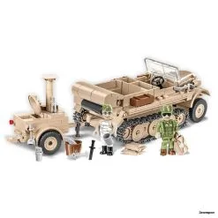 Cobi Bouw Sets 2272 Cobi SD. KFZ. 10 Field Kitchen (Executive Edition) -Bruder Verkoopwinkel CO2272 2
