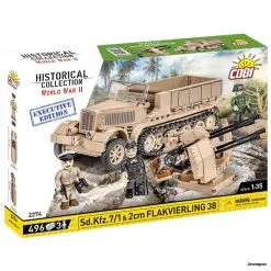 Cobi Bouw Sets 2274 Cobi Sd. Kfz. 7/1 & 2 Cm Flakvierling 38 Executive Edition