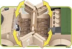 2402 Cobi Bouw Sets VW Kübelwagen Type 82 -Bruder Verkoopwinkel CO2402 3