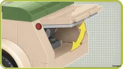 2402 Cobi Bouw Sets VW Kübelwagen Type 82 -Bruder Verkoopwinkel CO2402 4