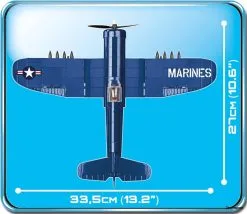 2415 Cobi Bouw Sets Vought Au-1 Corsair -Bruder Verkoopwinkel CO2415 3