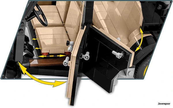 Cobi Bouw Sets 24336 Cobi 1938 Citroën Traction Avant 11CV 1:12 Executive Edition 7 Cobi Bouw Sets 24336 Cobi 1938 Citroën Traction Avant 11CV 1:12 Executive Edition - Afbeelding 5