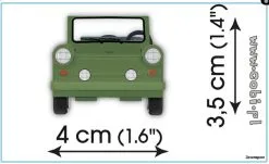 24556 Cobi Bouw Sets Trabant 601 Kübelwagen -Bruder Verkoopwinkel CO24556 4