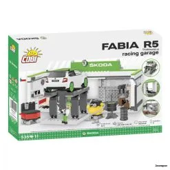 24580 Cobi Bouw Sets Skoda Fabia R5 Racing Garage -Bruder Verkoopwinkel CO24580 3