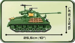 Cobi Bouw Sets 2533 Cobi M4A3E8 Sherman Easy Eight -Bruder Verkoopwinkel CO2533 2