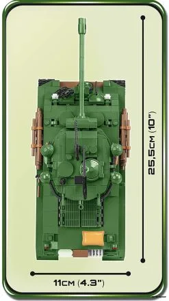 Cobi Bouw Sets 2533 Cobi M4A3E8 Sherman Easy Eight -Bruder Verkoopwinkel CO2533 3