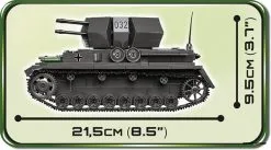 2548 Cobi Bouw Sets Flakpanzer IV Wirbelwind -Bruder Verkoopwinkel CO2548 2