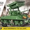 2569 Cobi Bouw Sets M4A3 Sherman & T34 Calliope – Executive Editon -Bruder Verkoopwinkel CO2569