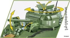 2570 Cobi Bouw Sets M4A3 Sherman -Bruder Verkoopwinkel CO2570 3