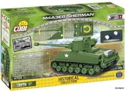 2705 Cobi Bouw Sets M4A3E8 Sherman -Bruder Verkoopwinkel CO2705 2