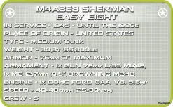 2705 Cobi Bouw Sets M4A3E8 Sherman -Bruder Verkoopwinkel CO2705 5