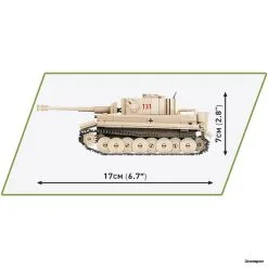 Cobi Bouw Sets 2710 Cobi PzKpfw VI Tiger 131 -Bruder Verkoopwinkel CO2710 4