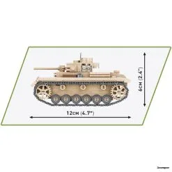 Cobi Bouw Sets 2712 Cobi Panzer III Ausf. J -Bruder Verkoopwinkel CO2712 4