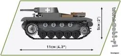 2718 Cobi Bouw Sets Panzer II Ausf. A -Bruder Verkoopwinkel CO2718 4