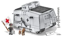 Cobi Bouw Sets 2989 Cobi GREAT WAR STURMPANZERWAGEN A7V -Bruder Verkoopwinkel CO2989 2