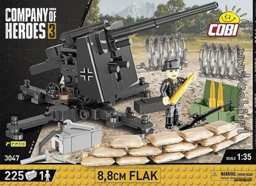 3047 Cobi Bouw Sets 8,8 Cm Flak -Bruder Verkoopwinkel CO3047
