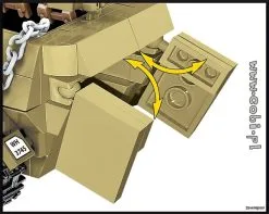 3049 Cobi Bouw Sets Sd.Kfz. 251 Ausf.D -Bruder Verkoopwinkel CO3049 3