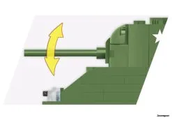 3063 Cobi Bouw Sets M4 Sherman Tank / 1:48 Schaal -Bruder Verkoopwinkel CO3063 3